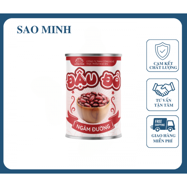 Đậu Đỏ Ngâm LotusFood 930Gr